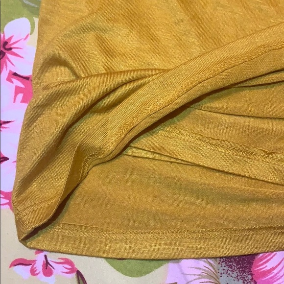 💙 Mustard Midi Dress - Picture 3 of 3